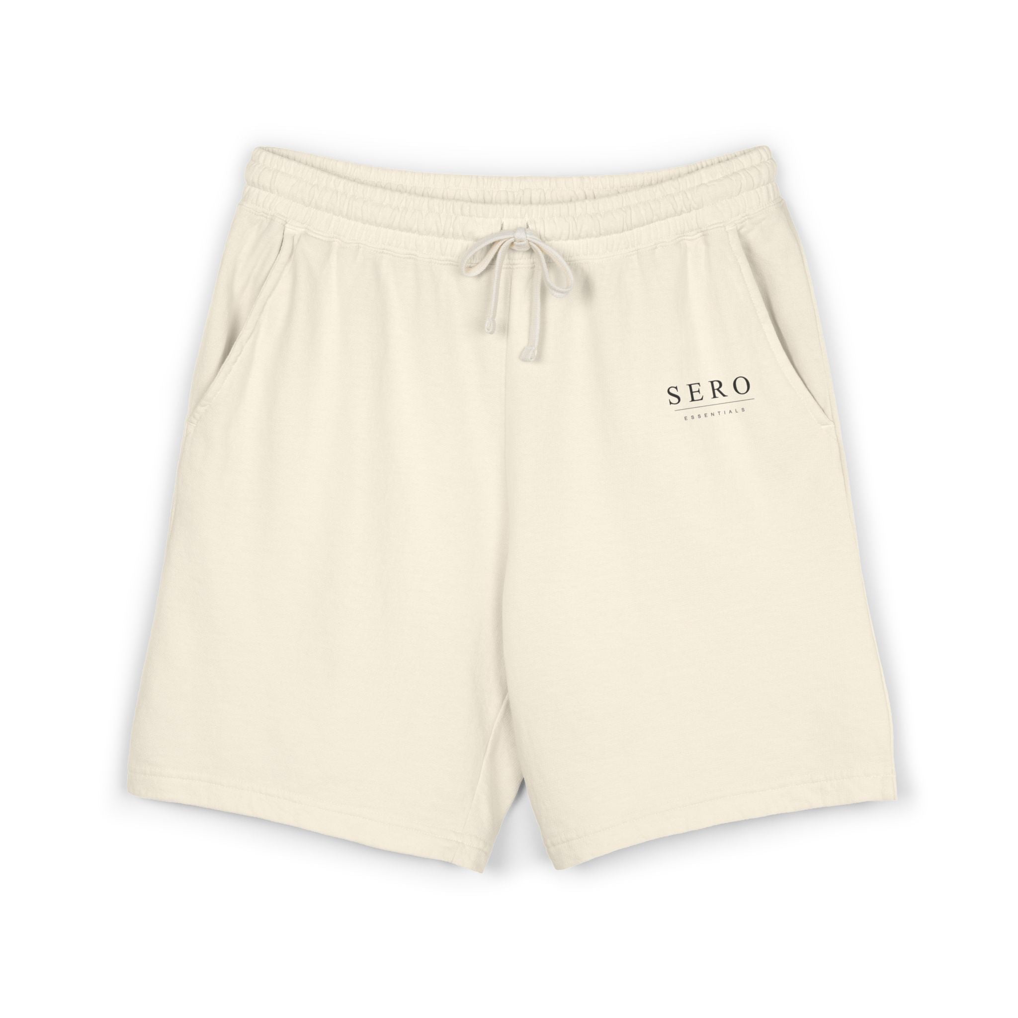 Lightweight Fleece Sweat Shorts — Garment-Dyed Casual Lounge Shorts
