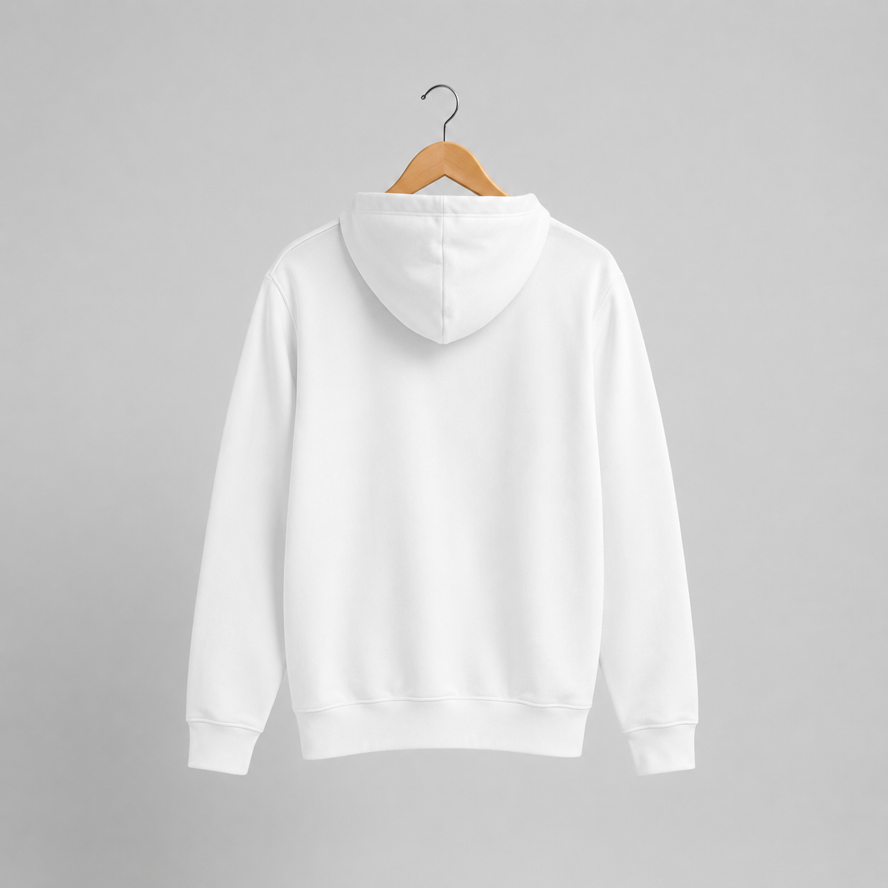 Three-Panel Fleece Hoodie