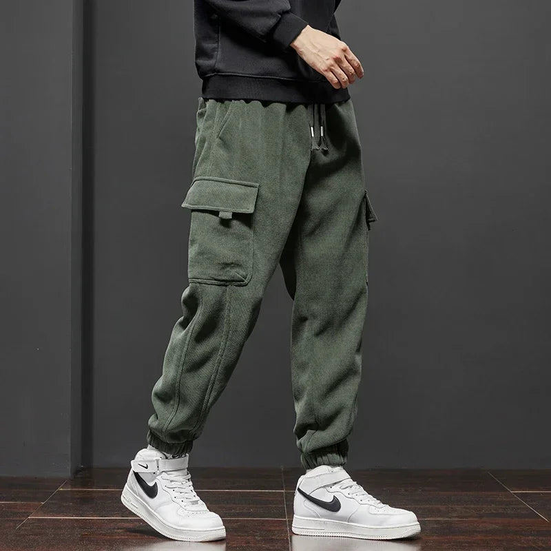 Elastic Cargo Pants