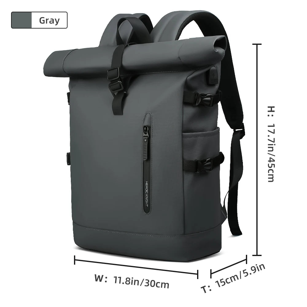 Travel Waterproof 15.6” Laptop Backpak USB Port
