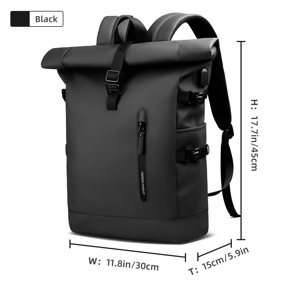 Travel Waterproof 15.6” Laptop Backpak USB Port