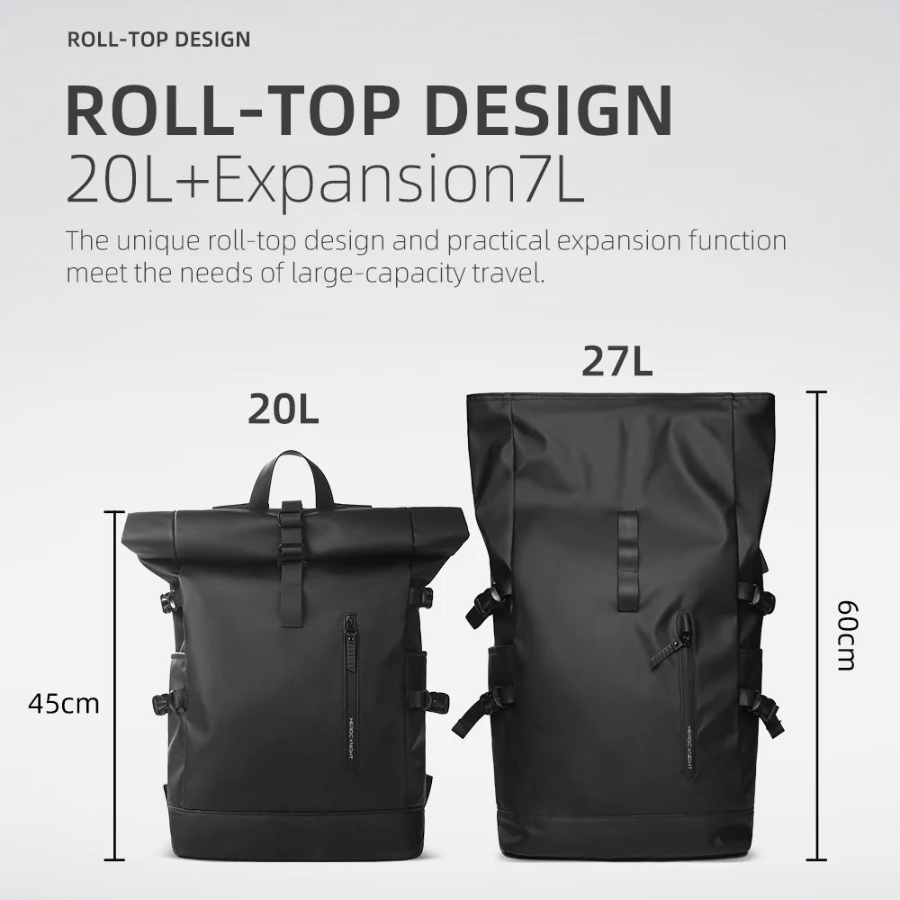 Travel Waterproof 15.6” Laptop Backpak USB Port