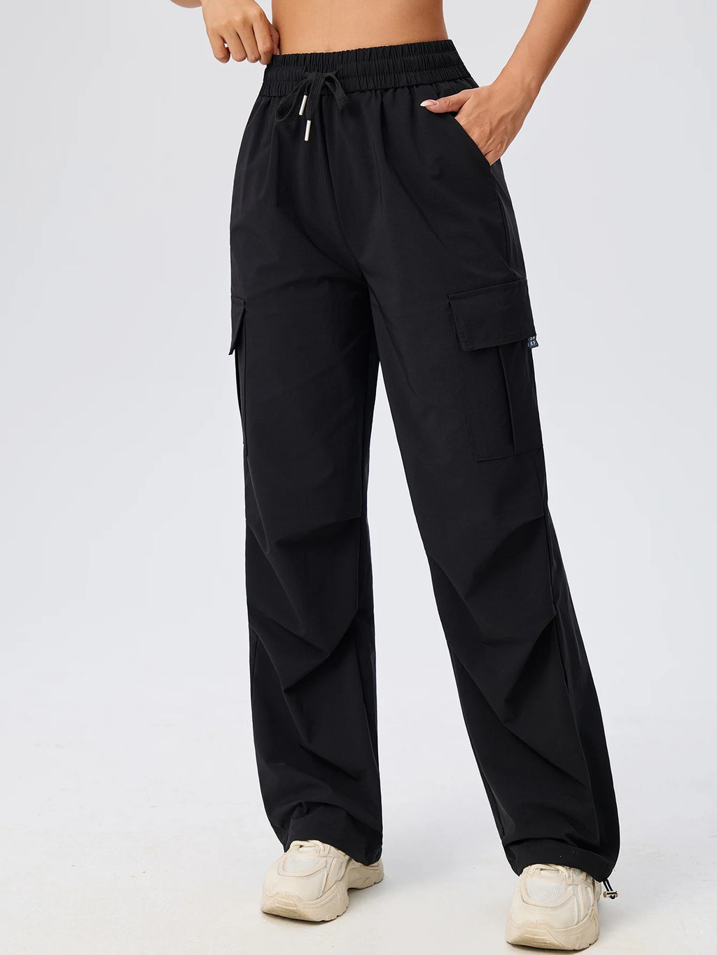 Women's spring and summer thin loose yoga pants high-waisted tight-fitting running sweatpants casual training and fitness pants