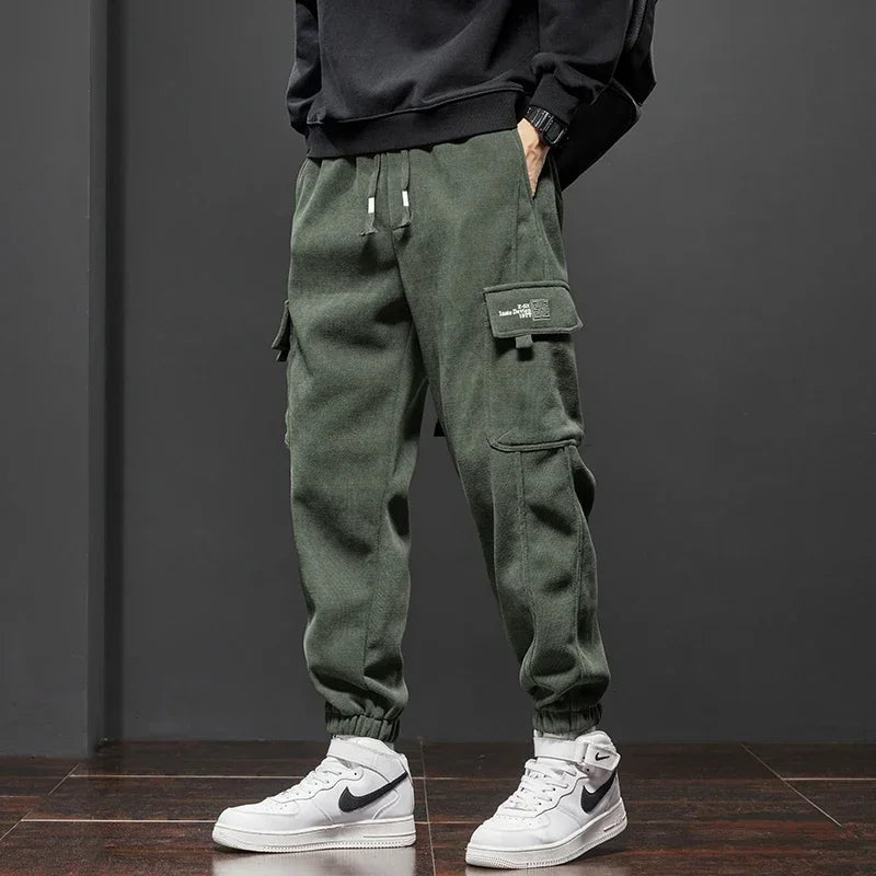 Elastic Cargo Pants