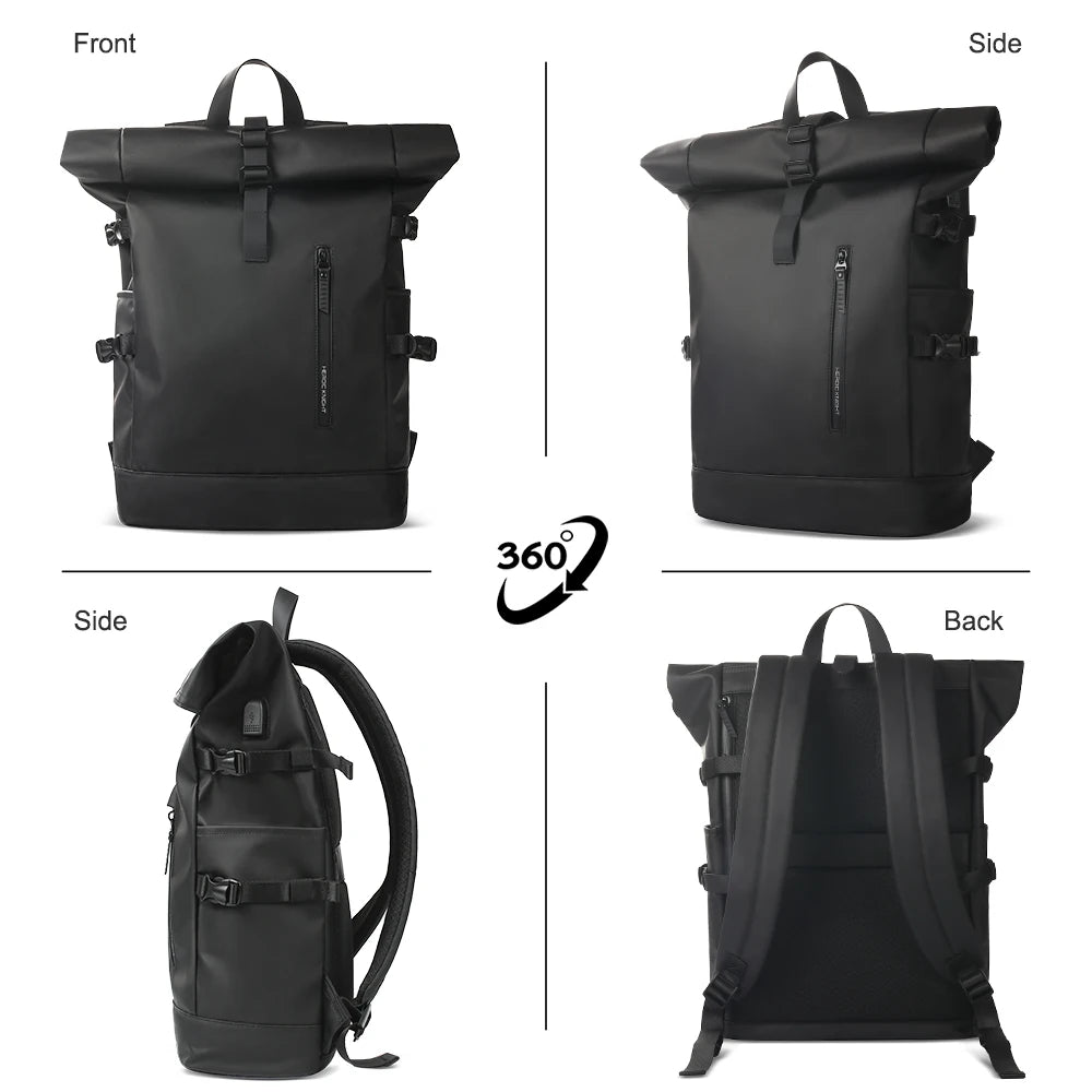 Travel Waterproof 15.6” Laptop Backpak USB Port